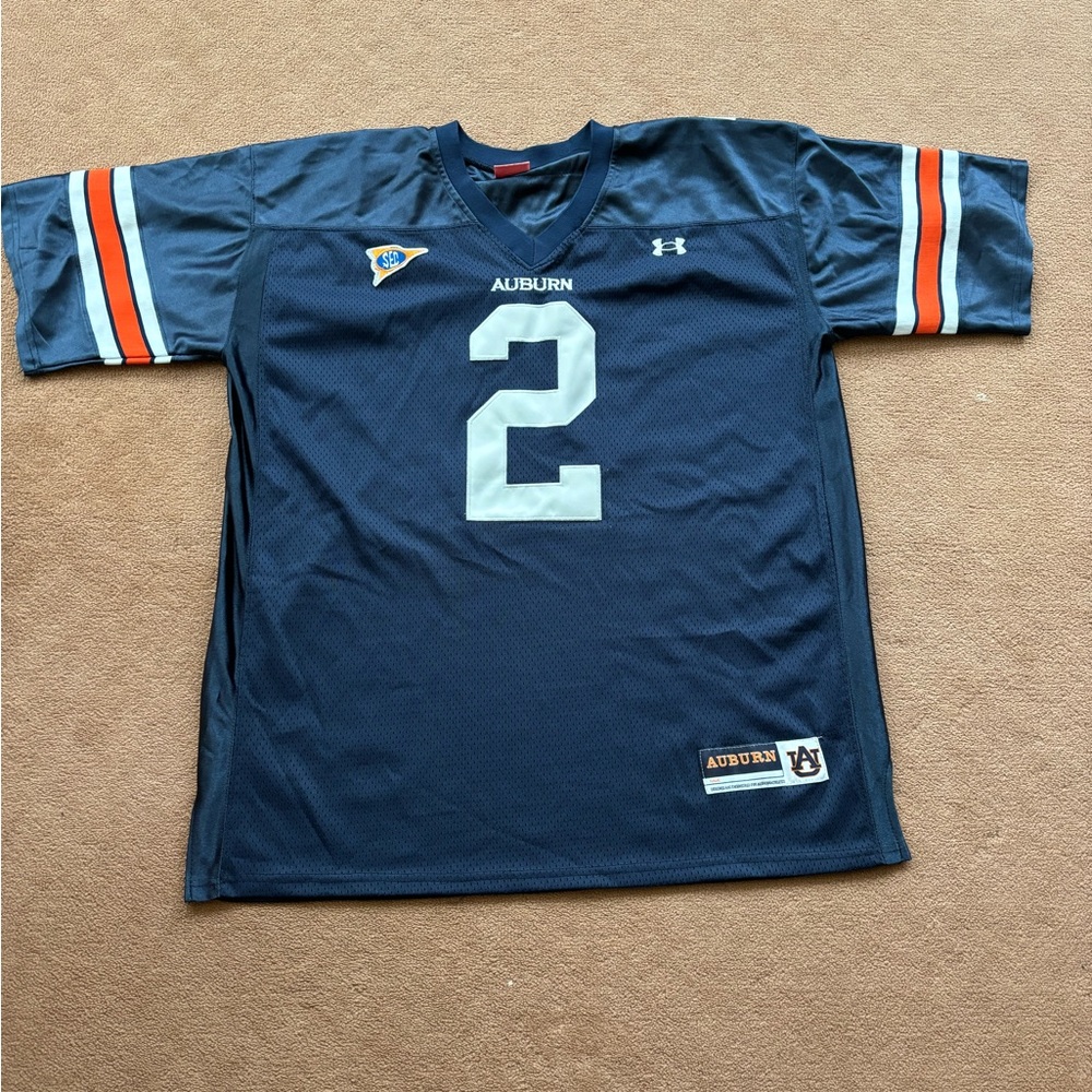 Used Under Armour Cam Newton Auburn Tigers Stitched Jersey Size 52